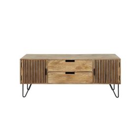 Mumbai - meuble tv - en bois massif de manguier - 135 cm - Lisa Design