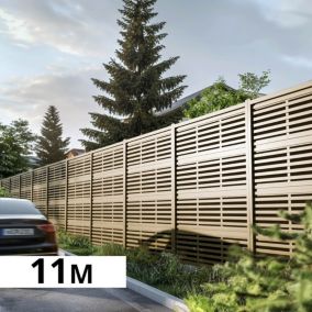 Mur anti-bruit ABSORB - Hauteur : 2,40m - Longueur : 10,97m - Absorption sonore - Réduction sonore