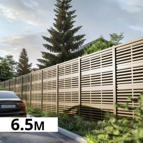 Mur anti-bruit ABSORB - Hauteur : 2,40m - Longueur : 6,63m - Absorption sonore - Réduction sonore