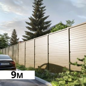 Mur anti-bruit REFLECT - Hauteur : 2,40m - Longueur : 8,8m - Absorption sonore - Réduction sonore