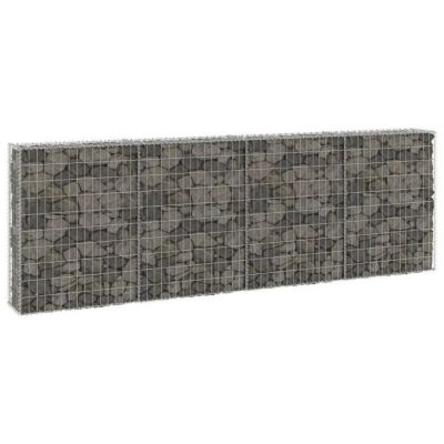 Mur en gabion avec couvercles Acier galvanisé 300x30x100 cm - VIDAXL - Grande capacité de charge - Rectangulaire