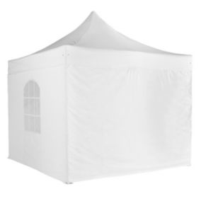 Mur plein pour tente pliante blanc 3m 520g/m² - M2  Oviala