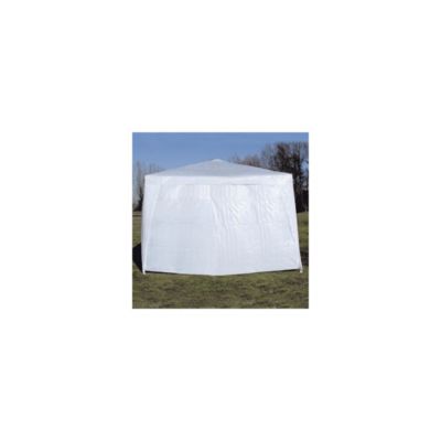 Mur pour tonnelle pliante de jardin 3 x 3 M blanc