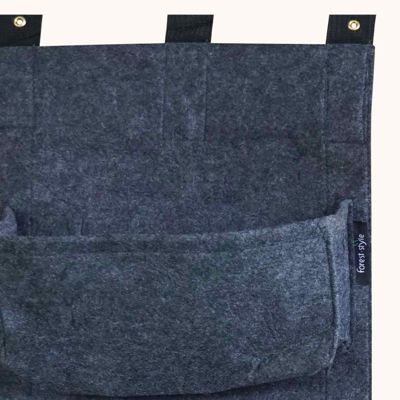 Mur végétal 4 sacs gris anthracite en feutre géotextile