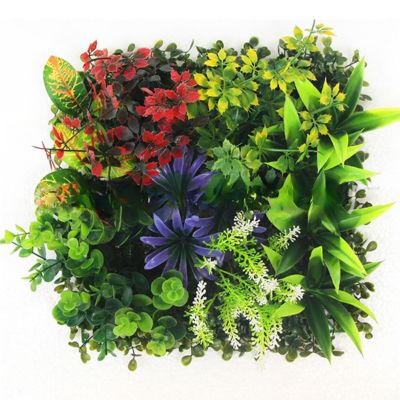 Mur Végétal Artificiel 25x25cm - Gazon Synthétique Vert pour Décoration Murale - Résistant aux UV - Idéal Salon, Jardin, Mariage