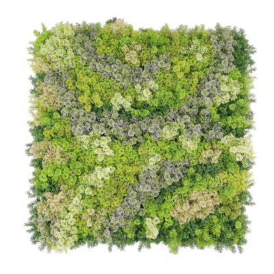 Mur végétal synthétique - Sous-bois - Intérieur et extérieur - 1 m x 1 m