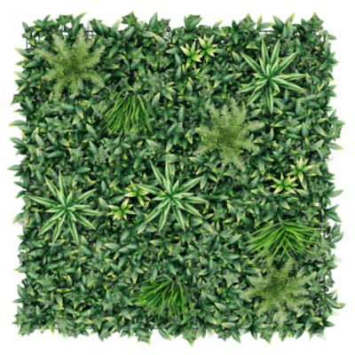 Mur végétal artificiel L.100 x l.100 x ép.5 cm Klikstrom Jungle