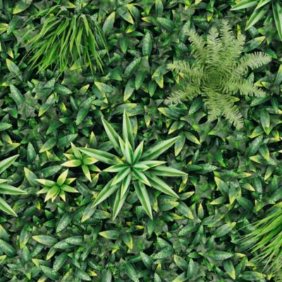 Mur végétal artificiel L.100 x l.100 x ép.5 cm Klikstrom Jungle