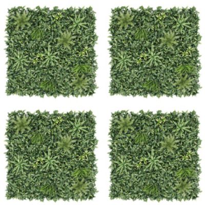 Mur végétal artificiel L.100 x l.100 x ép.5 cm Klikstrom Jungle