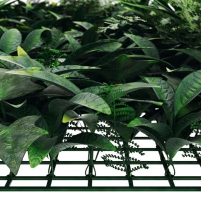 Mur végétal artificiel L.100 x l.100 x ép.5 cm Klikstrom Jungle