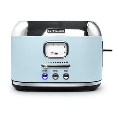 Muse Grille-pain 2 fentes 1000w bleu - MS-120VB