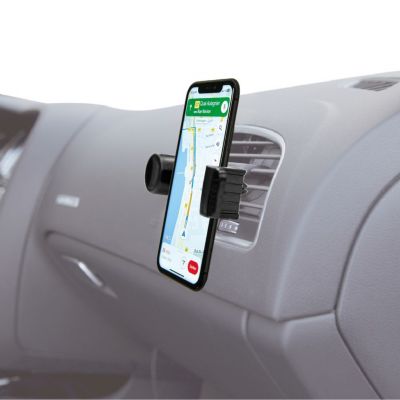 Muvit Support Voiture Universel Grip avec Pince Extensible à 87mm Noir
