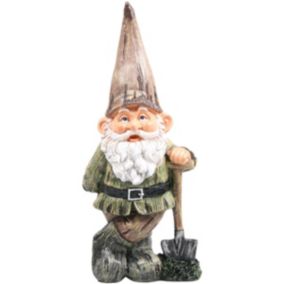 Nain de jardin en résine jardinier 40 cm Pelle