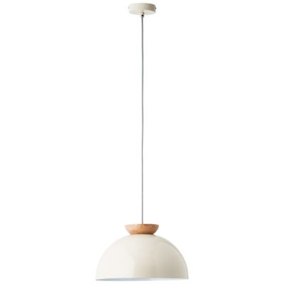 NALAM Suspension bois clair/gris, métal/bois, E27 40W ampoule non incluse
