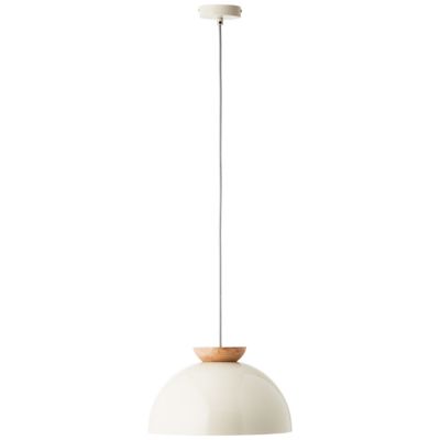 NALAM Suspension bois clair/gris, métal/bois, E27 40W ampoule non incluse