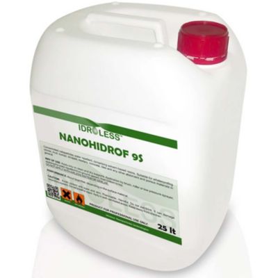 Nanohidrof-9S (10L) - Hydrofuge aux nanoparticules : Imperméabilise les façades, toitures ou sols sans modifier leur respirabilité