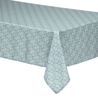 Nappe antitaches rectangulaire à motifs Bleu, L. 300 x l. 150 x H. 0.1 cm, THAIS