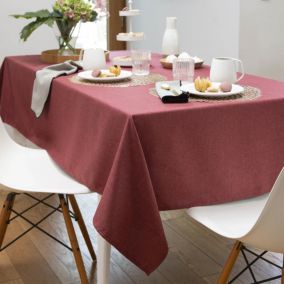 Nappe BROMENAP 150x150 rouge bordeaux en polyester