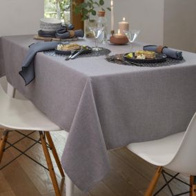 Nappe BROMENAP 150x200 gris en polyester