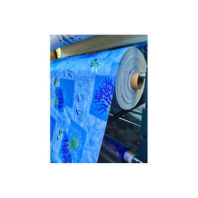 Nappe Bulgomme Imprimée Provençale Au mètre 140 x 100 cm bleu