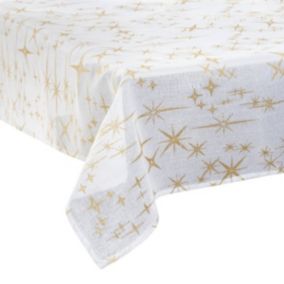 Nappe de noël "colorama de noël" motif étoiles 140x360cm - feeric lights & christmas
