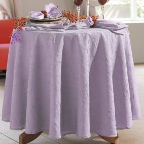 Nappe FONTANA 150x150 violet lilas en polyester