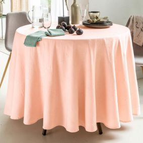 Nappe FONTANA 150x200 rose nude en polyester