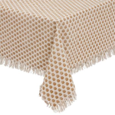 Nappe imprimée Indie 150x250cm beige - Atmosphera