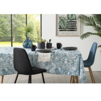 Nappe imprimée jungle anti-tâches (240x140 cm - Vert)