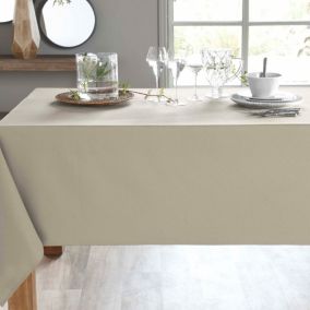 Nappe LONA 150x150 beige en coton