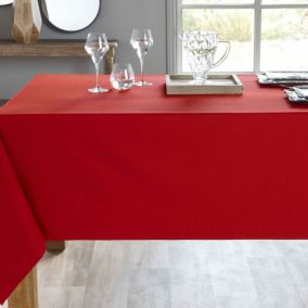 Nappe LONA 150x150 rouge en coton