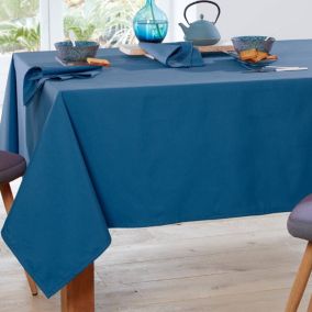 Nappe LONETA 140x140 bleu en coton