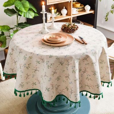 Nappe Ronde 150x150cm Lavable Artslion - Motif Frais, Résistante Aux Intempéries Pour Jardin, Terrasse, Extérieur - 3