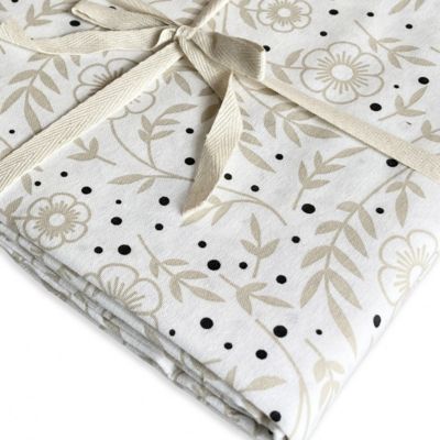 Nappe rectangle anti-taches déperlante floral 140x240cm