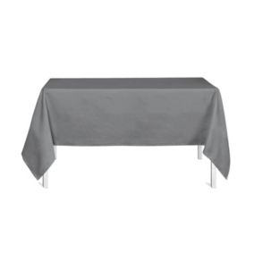 Nappe Rectangulaire 140X200 cm - Gris canon de fusil