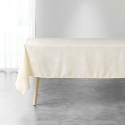 Rismart Nappe En Coton Et Lin Pour Table Rectangulaire Lavable Avec