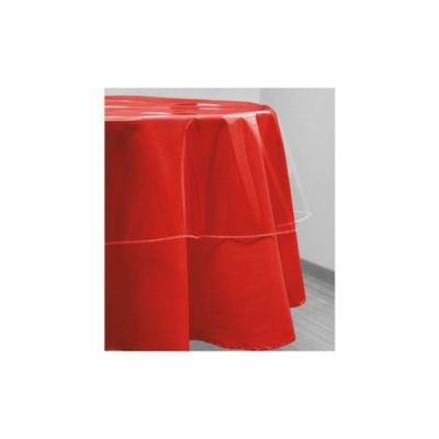 Nappe ronde transparente 180 cm Cristal