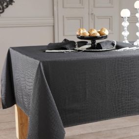 Nappe SKINNY 175x175 noir en polyester