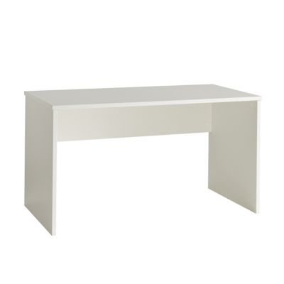 NASH WHITE - Pack Bureau + Bibliothèque 5 Niveaux