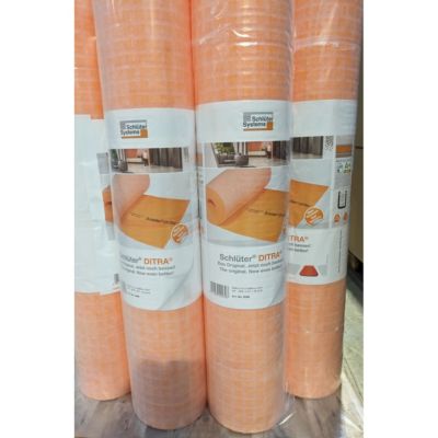 Natte de désolidarisation et d'étanchéité Schlüter-DITRA en polypropylène, rouleau de 5 ml, ép. 3,5 mm, Easyfill/Easycut