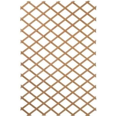 Nature Palissade de jardin 100 x 200 cm Bois Naturel 409346