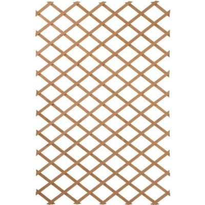 Nature Palissade de jardin 50 x 150 cm Bois Naturel 419736