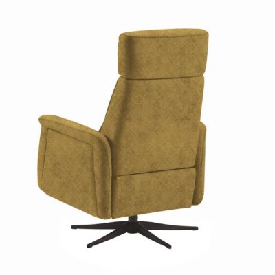 NAZARE - Fauteuil Relax Electrique Microfibre Moutarde
