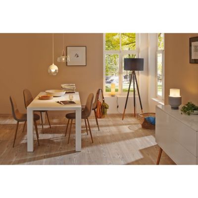 Neordic Skadi lampe de table max 1x20W E14 Bois/Gris 230V Bois/Béton