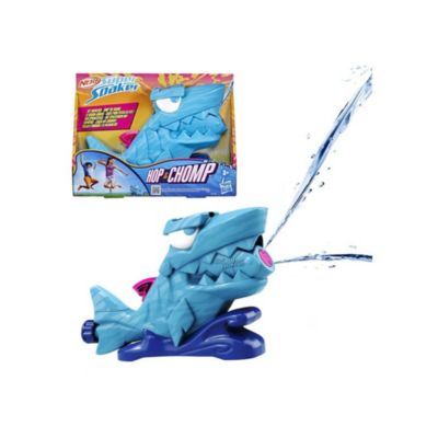 NERF Super Soaker Hop & Chomp Requin raccordable tuyau bleu plastique
