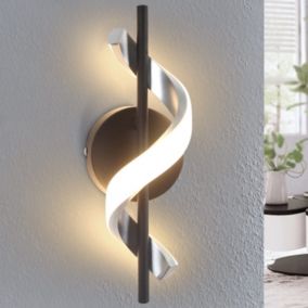 NETTLIFE Applique LED intérieure 3000K blanc chaud, moderne, noir