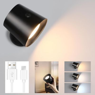NETTLIFE Applique Murale Intérieur Cage en Métal, Dimmable Moderne 360 orientable Plafonnier en Métal Design Noir