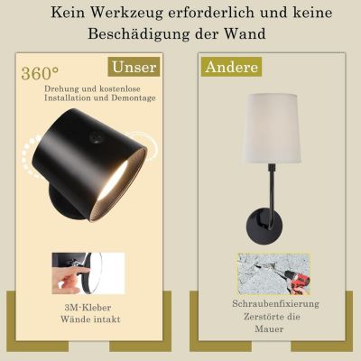 NETTLIFE Applique Murale Intérieur Cage en Métal, Dimmable Moderne 360 orientable Plafonnier en Métal Design Noir