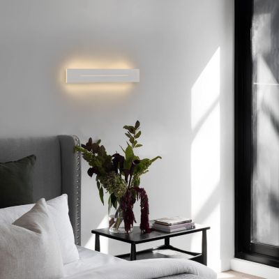 NETTLIFE applique murale LED intérieur 30CM applique moderne blanc chaud 8W éclairage mural