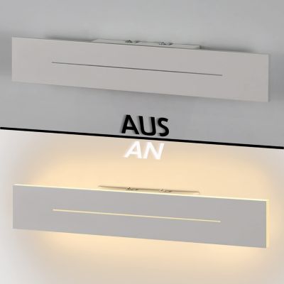NETTLIFE applique murale LED intérieur 30CM applique moderne blanc chaud 8W éclairage mural